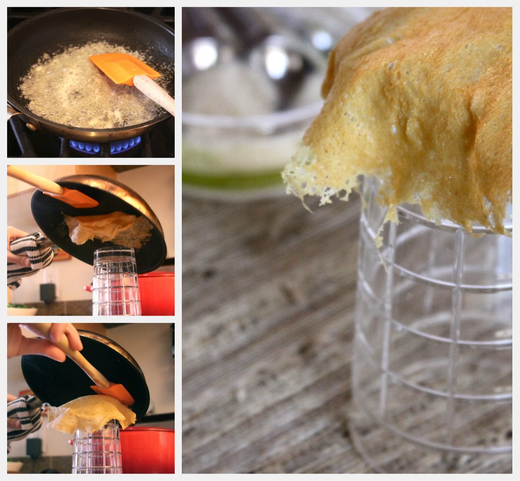 parmesan salad cups for salad week Climbing Grier Mountain