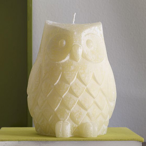 My Owl Barn West Elm Owl Candle