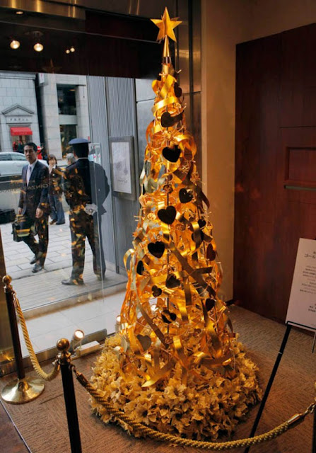Gold Christmas tree