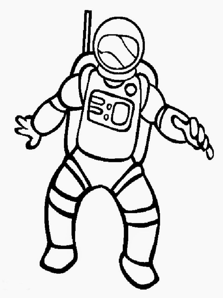 Astronaut Colouring Pages Realistic Coloring Pages