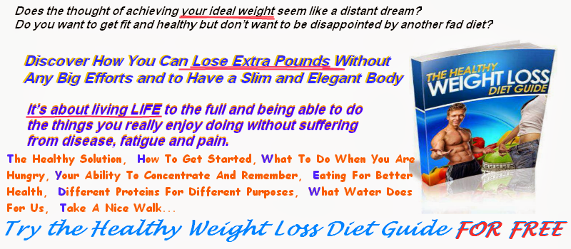 The Healthy Weight Loss Diet Guide