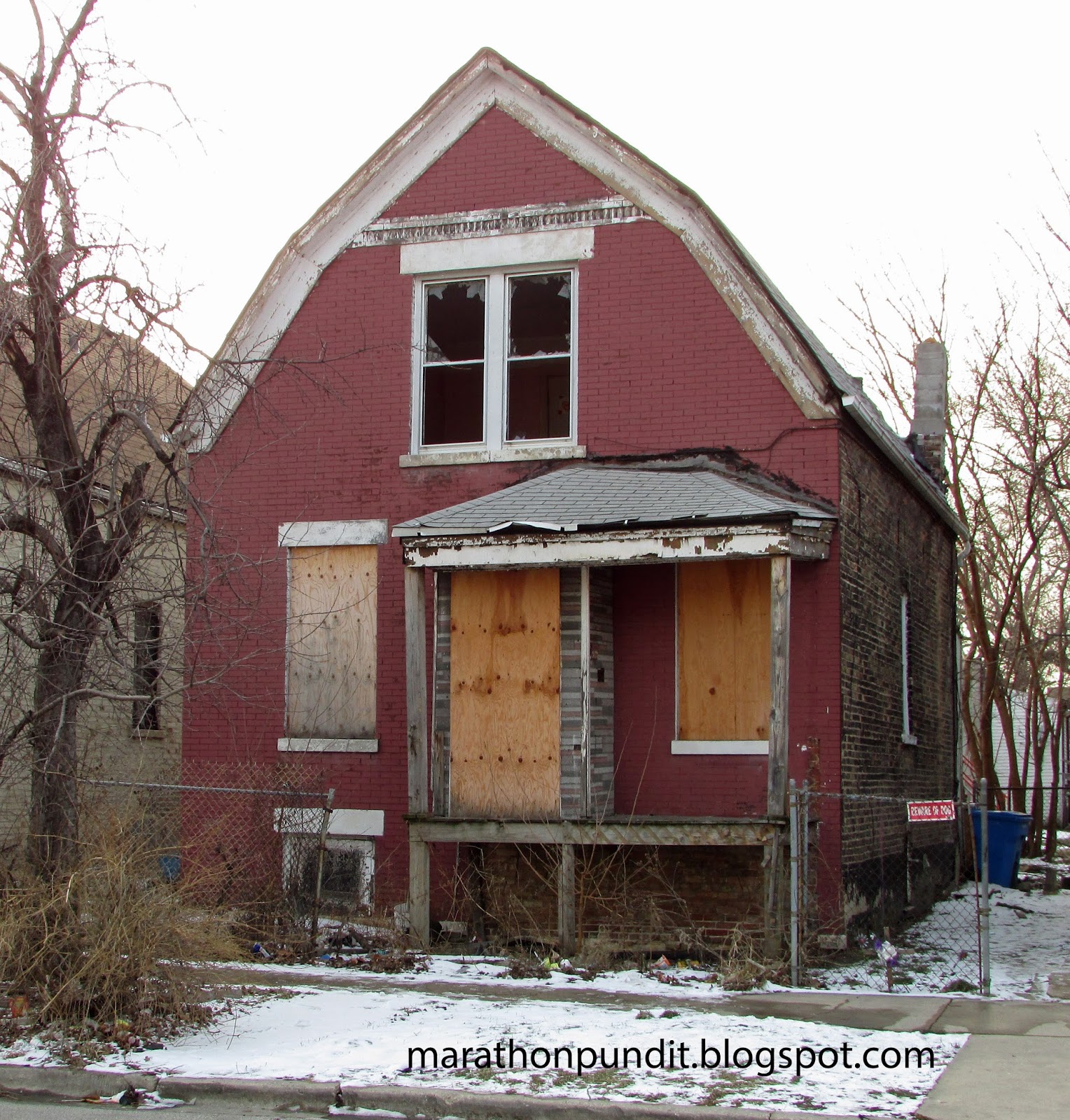 Marathon Pundit (Photos) Abandoned homes in Chicago's most violent