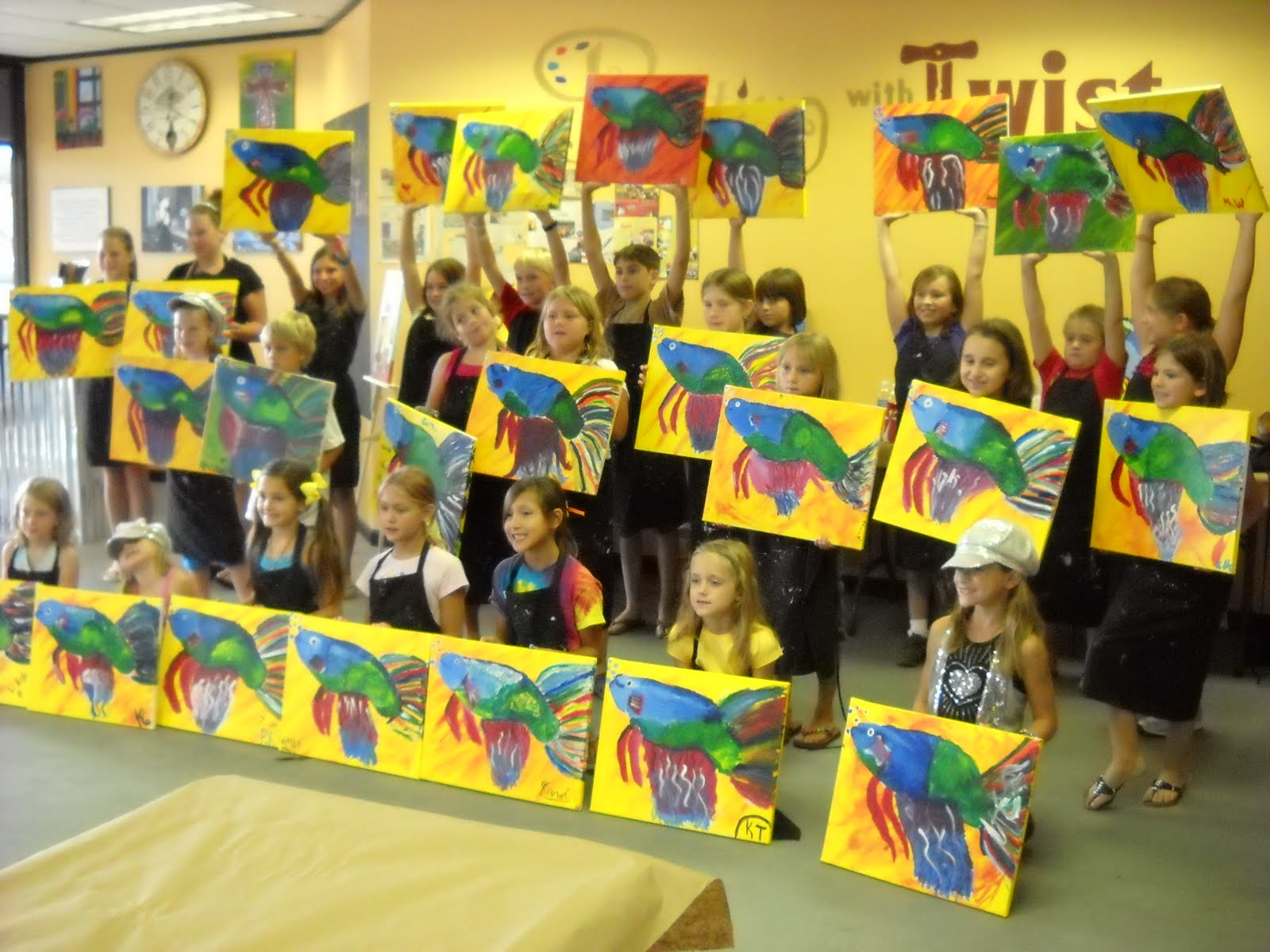 Janette Fuller: Kids Camp At Painting With A Twist