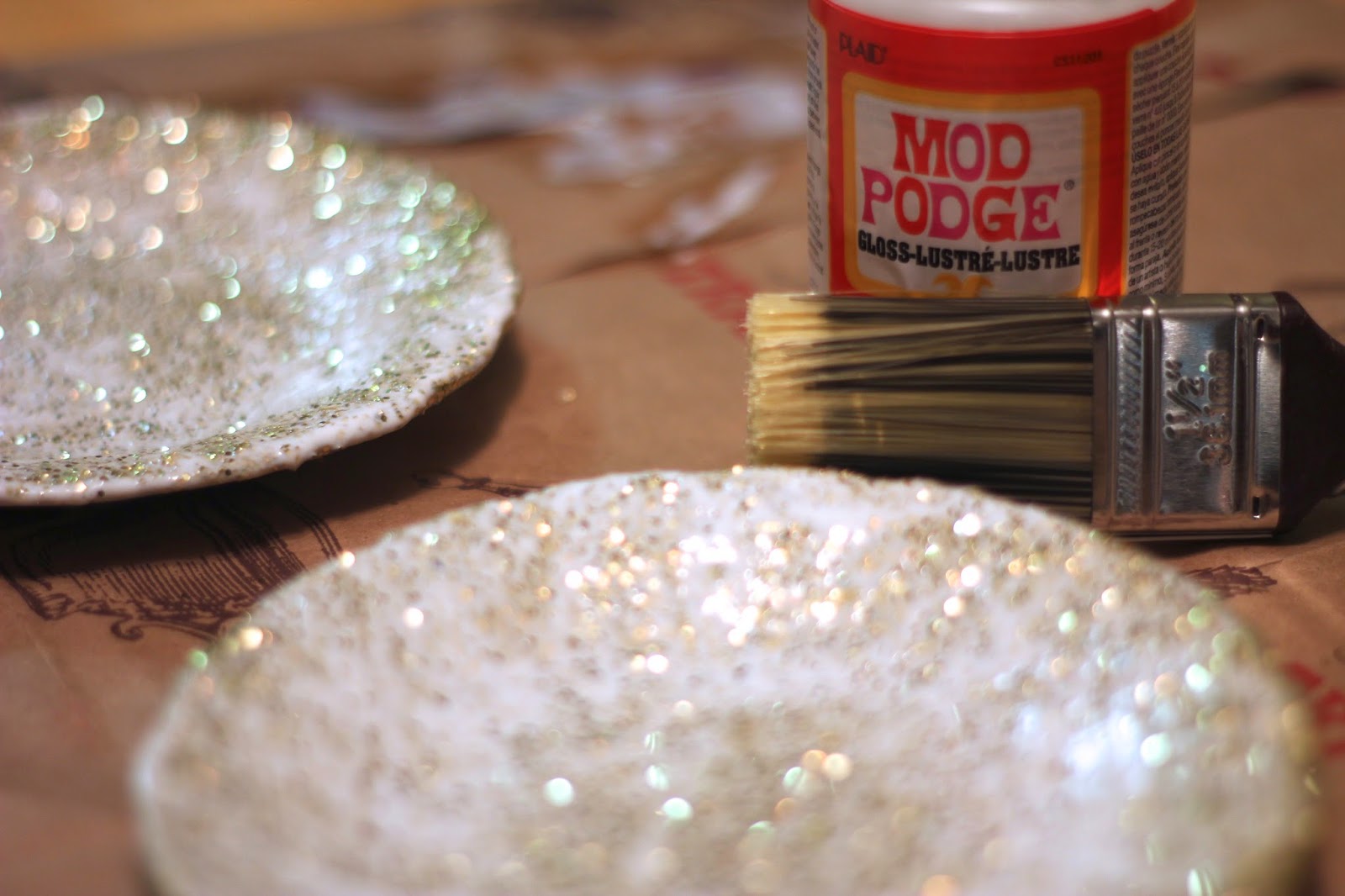 Life By Appointment DIY Glitter Jewelry Dish