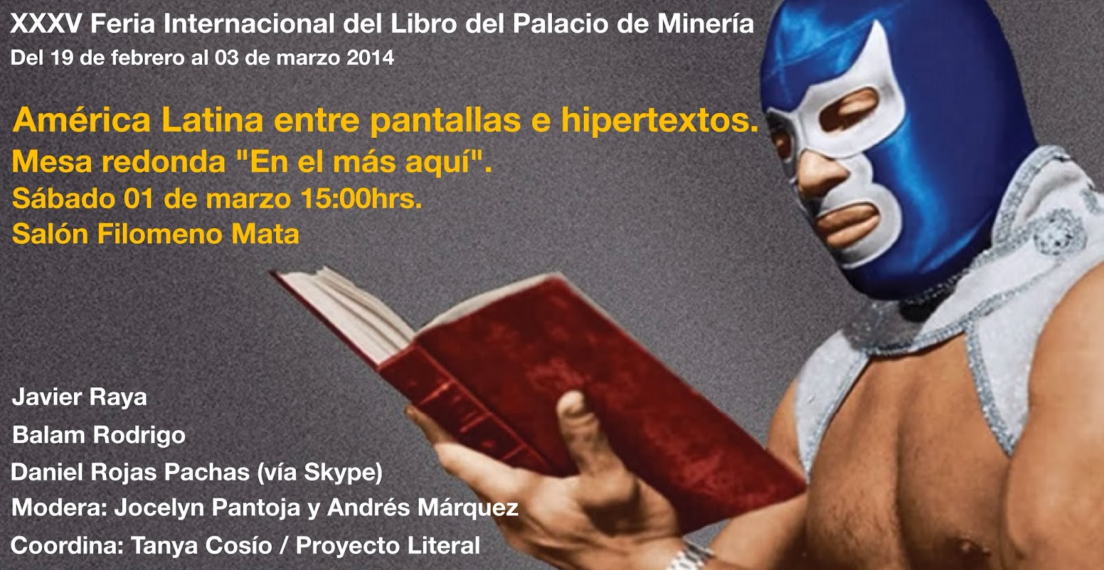 Presentación de Daniel Rojas Pachas en la XXXV Feria Internacional del