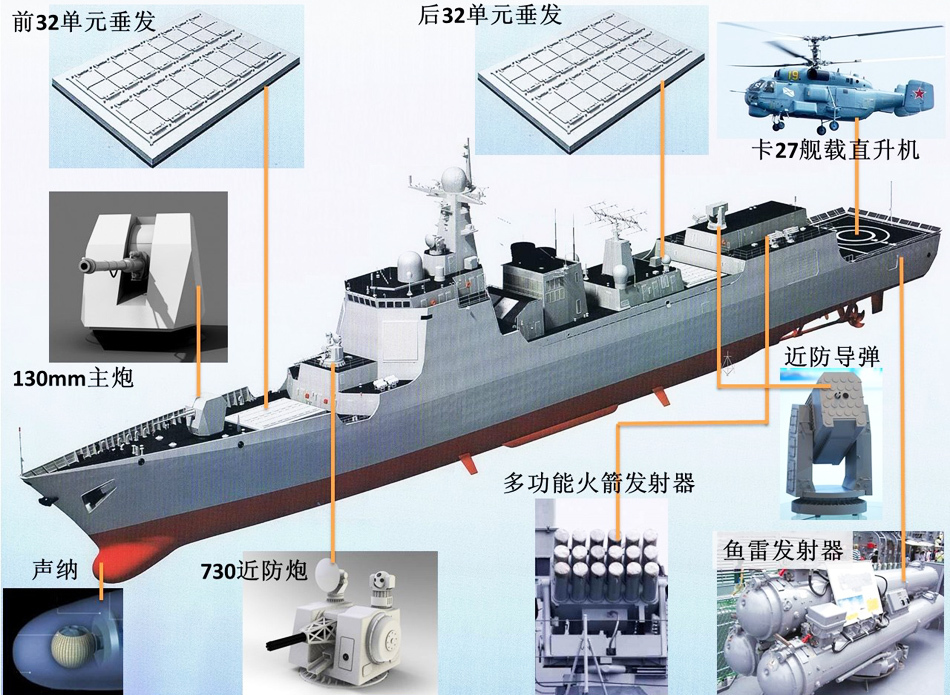 ARMADA DE CHINA - Página 2 Type+052D+Guided+Missile+Destroyer,+Type+052C+,+Peoples+Liberation+Army+Navy,+China,+Zhoushan+naval+base+5+Type+052C+Type+052D+destroyers+built+055+056+naval+missile+antiship+aesa+radar+hhq-9+hhq-16+(4)