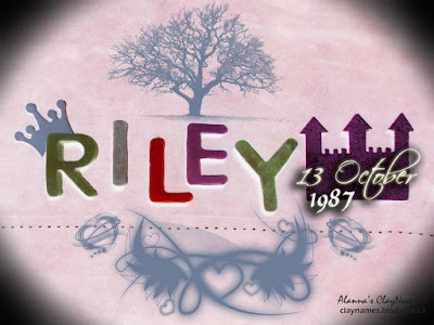 Riley October 13 1987