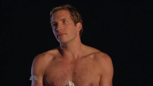 Ryan Hansen, American actor (b. 1981), currently showing skin in the dreadf...