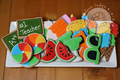 summer teacher vacation cookies