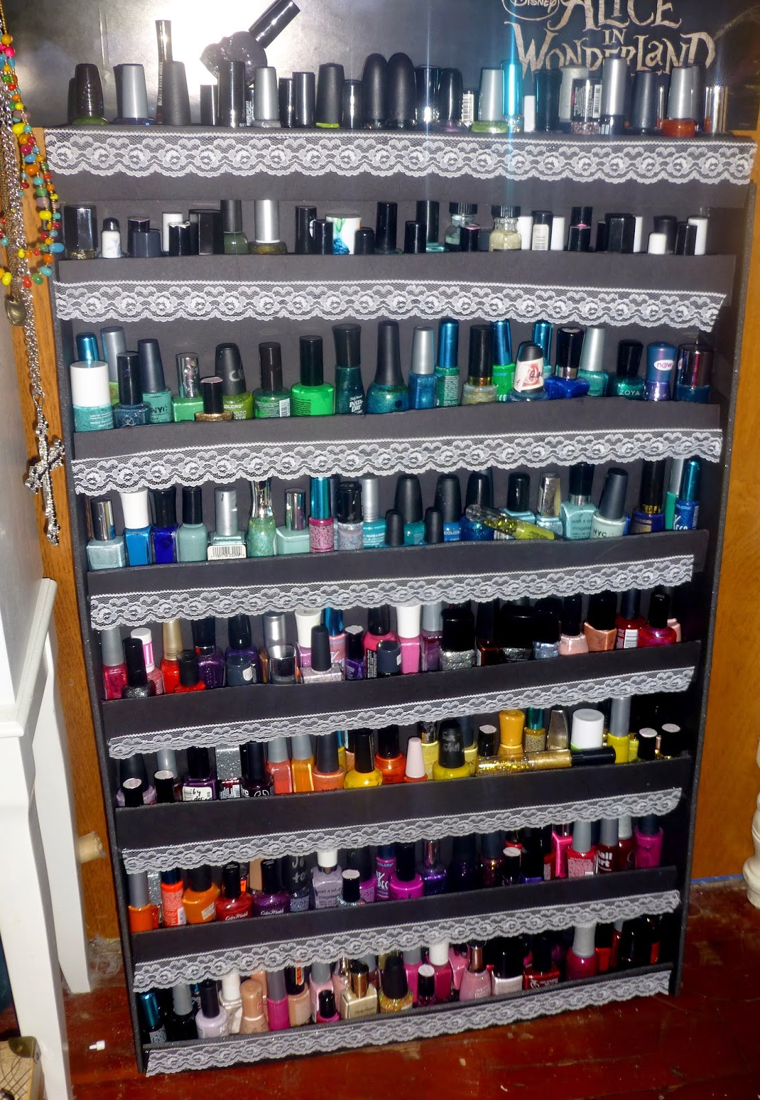 DIY Nail Polish Rack GirlChickBetty