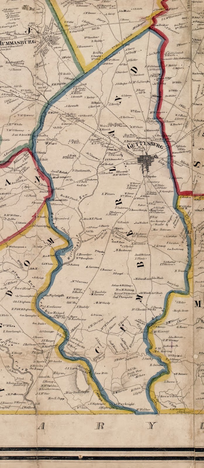 last year i found a lovely 1858 map of adams county pennsylvania that labeled the actual homes of landowner ancestors samuel hartzell and david heagy sr last year i found a lovely 1858 map of adams county pennsylvania that labeled the actual homes of landowner ancestors samuel hartzell and david heagy sr