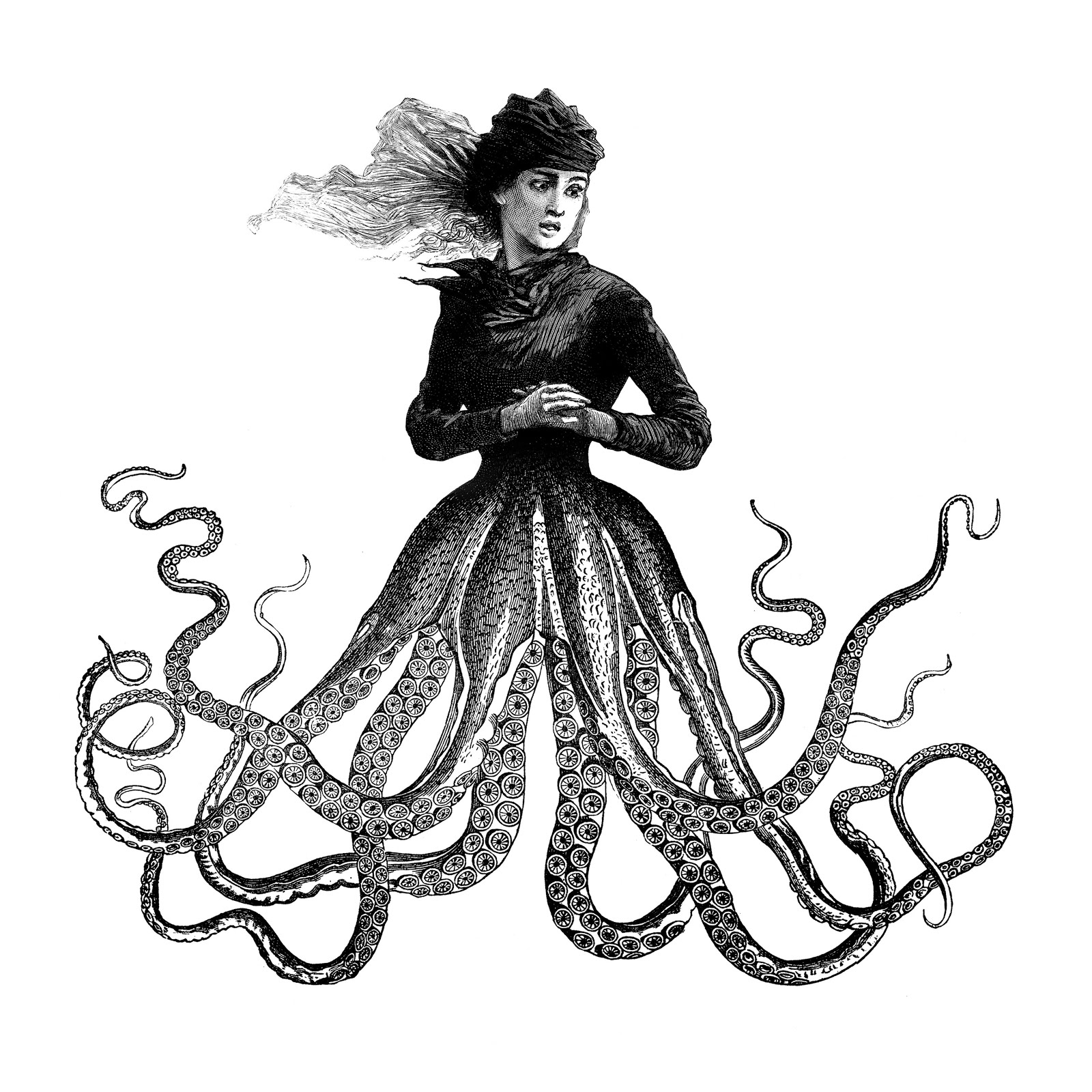 Snail Lady's Sister, --- The Octopus Woman...
