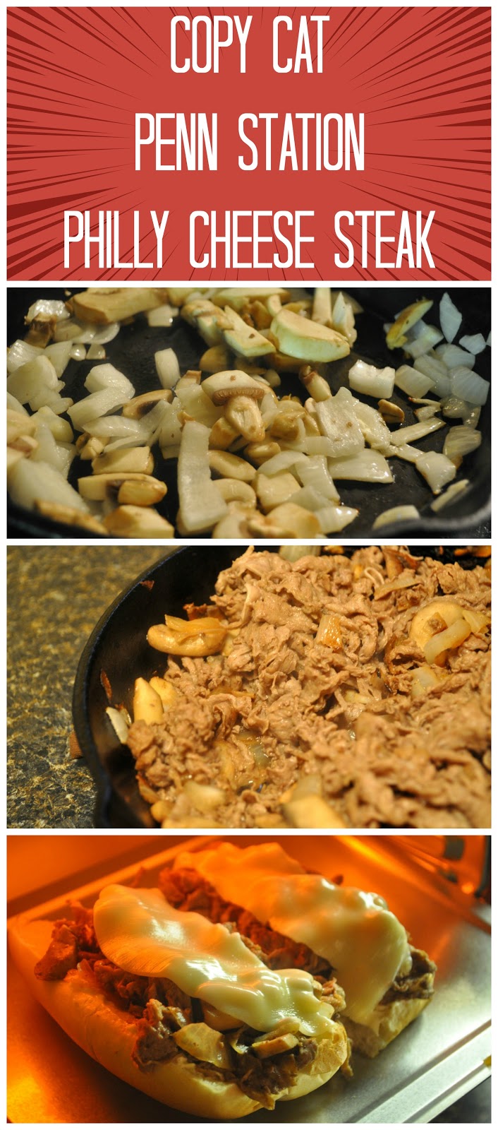 Food Hussy Recipe CopyCat Penn Station Philly Cheese Sub The Food Hussy!