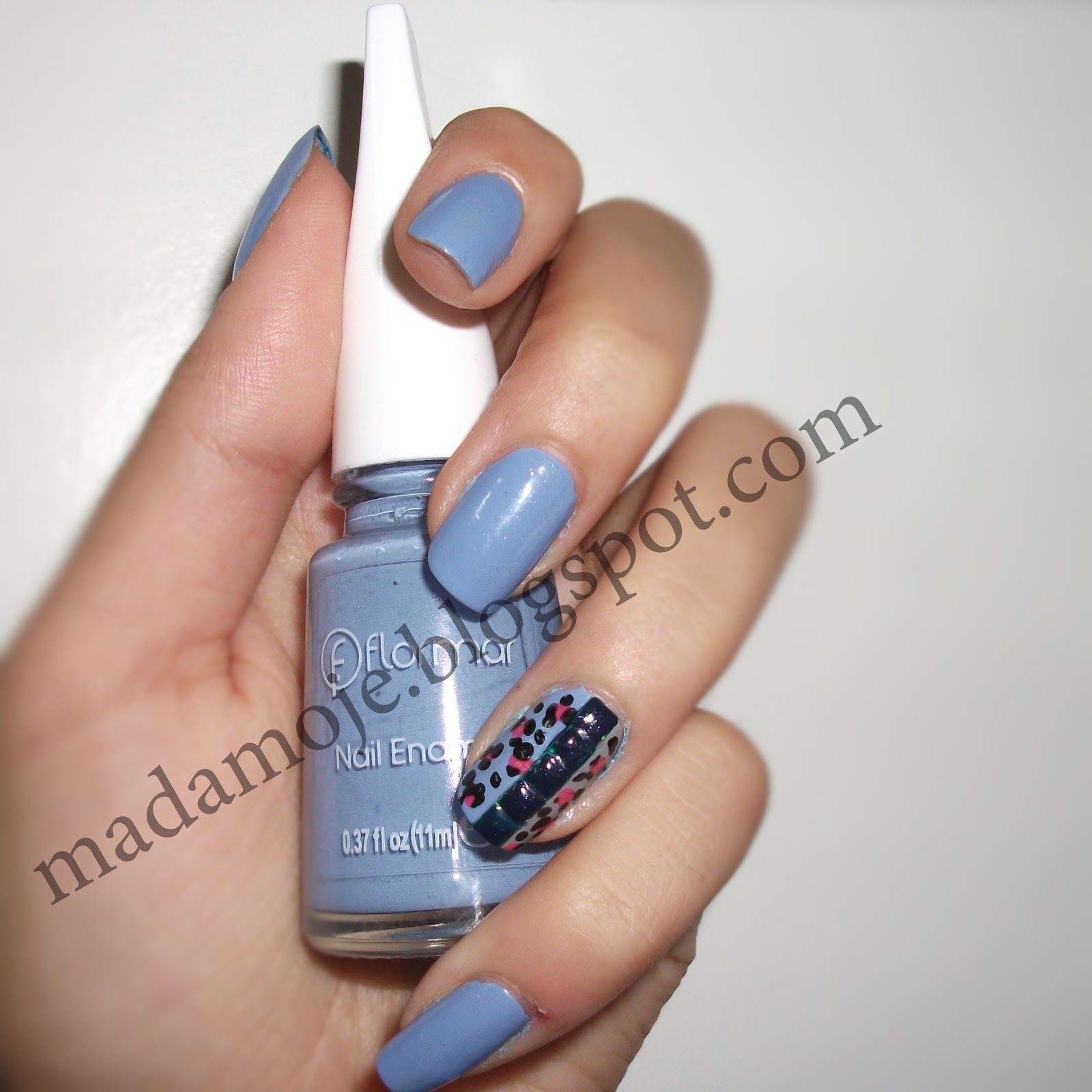 Flormar Cookie Moonster Leopar Nailart Madam Oje