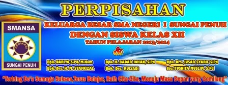 Contoh Spanduk Perpisahan Sekolah Pendidikan Dan Seni Budaya