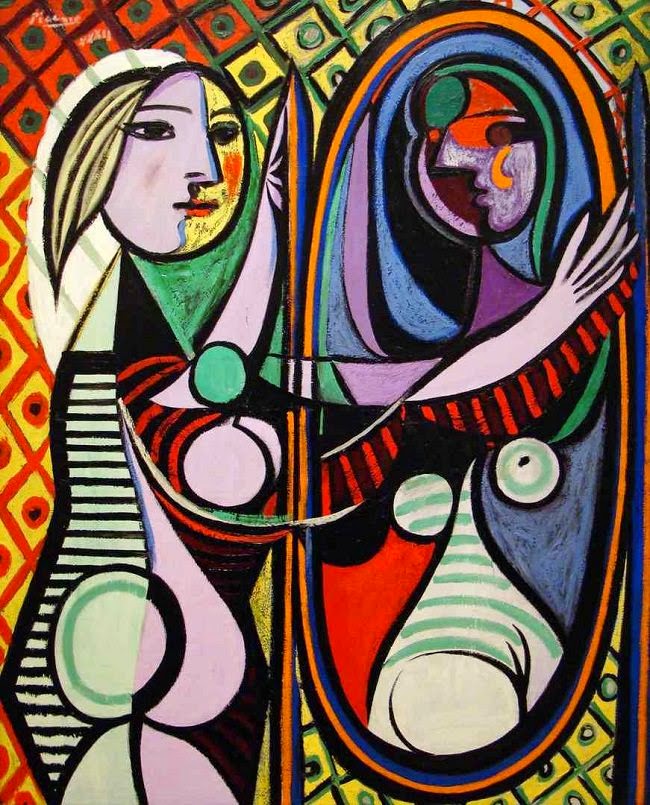 Mencoba Menyelami Imajinasi Kreatif Memahami Lukisan Girl Before A Mirror Picasso Mencoba Menyelami Imajinasi Kreatif Memahami Lukisan Girl Before A Mirror Picasso