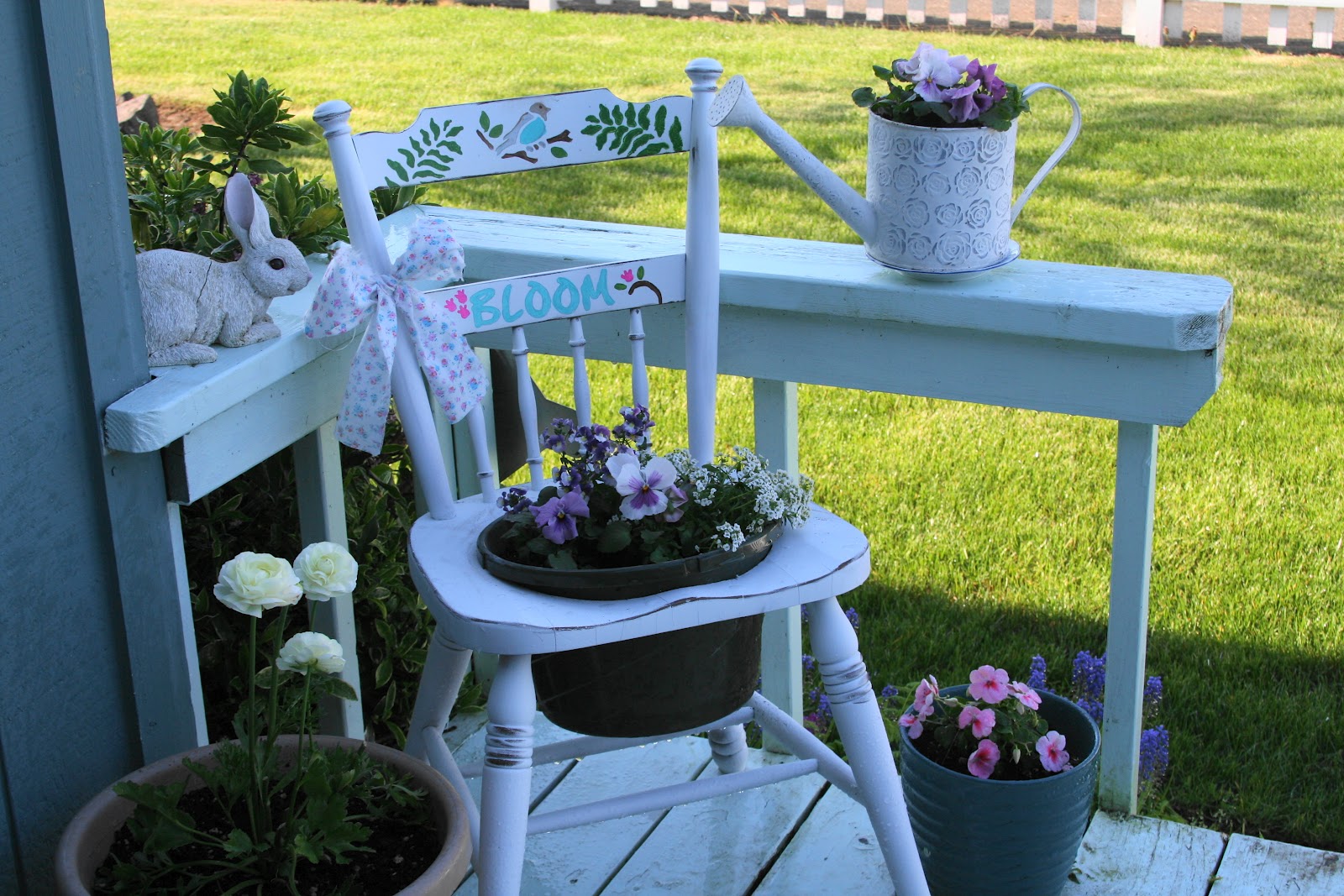 For the love of white: Garden Chair