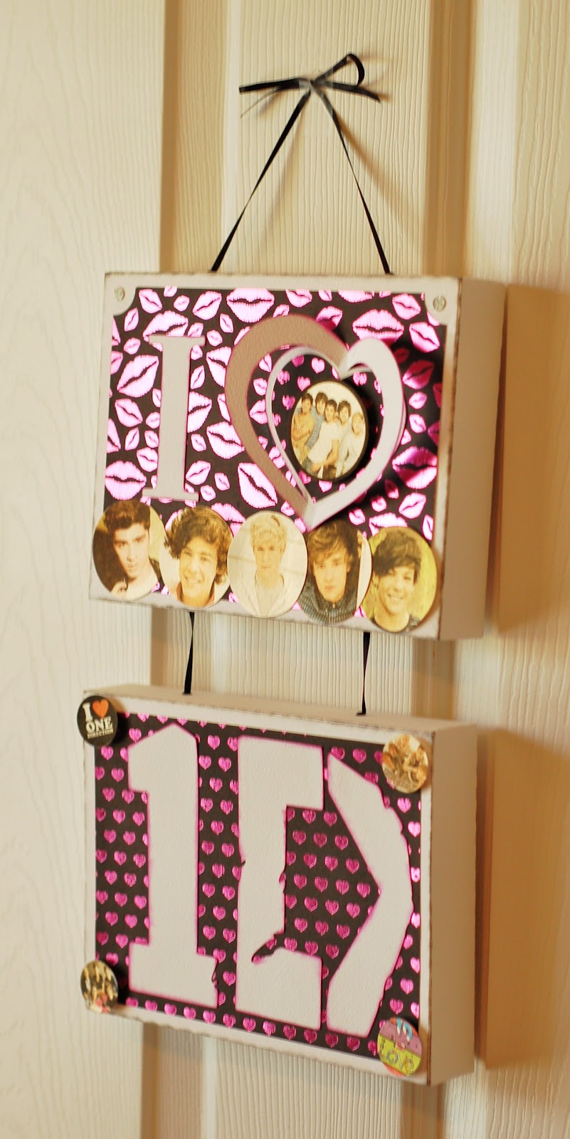Paper Creations by Kristin One Direction (paper canvas wall hanger)