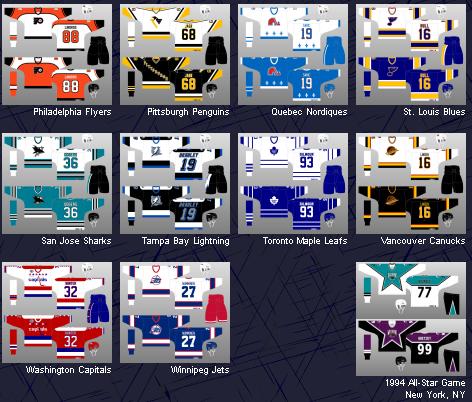 Nhl Uniforms