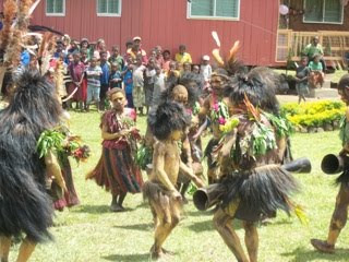Traditional dancers - PNG