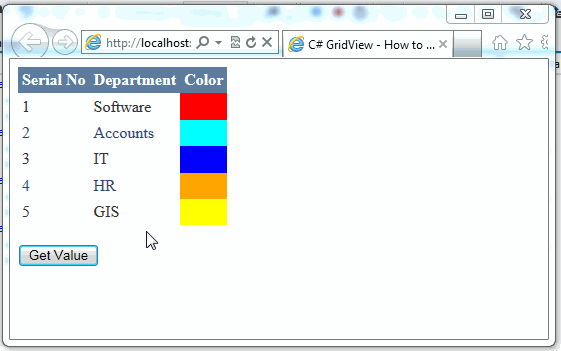 Update Datatable From Data Grid View Color