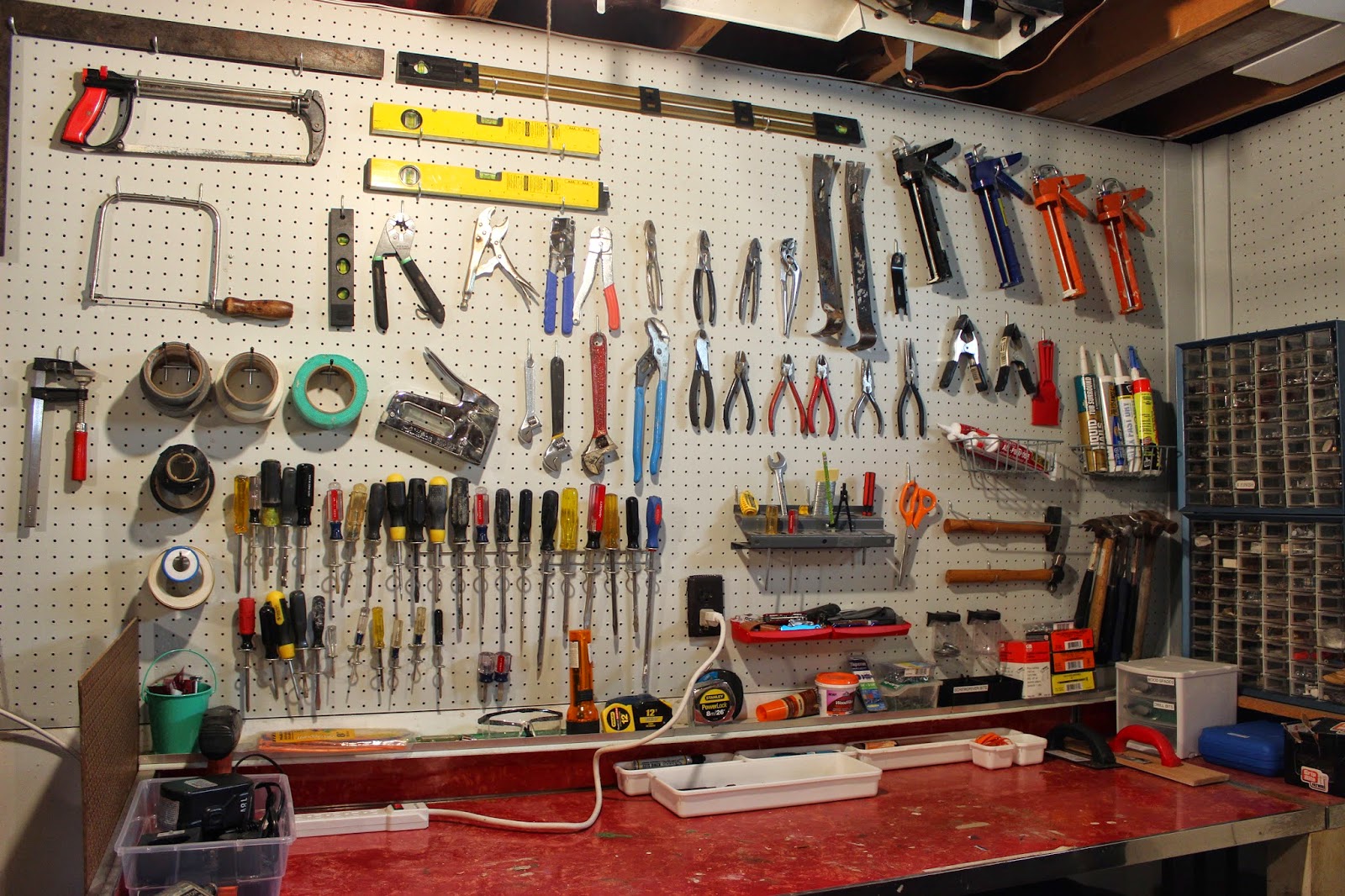 Organizing for Six Organized Tools & Paint