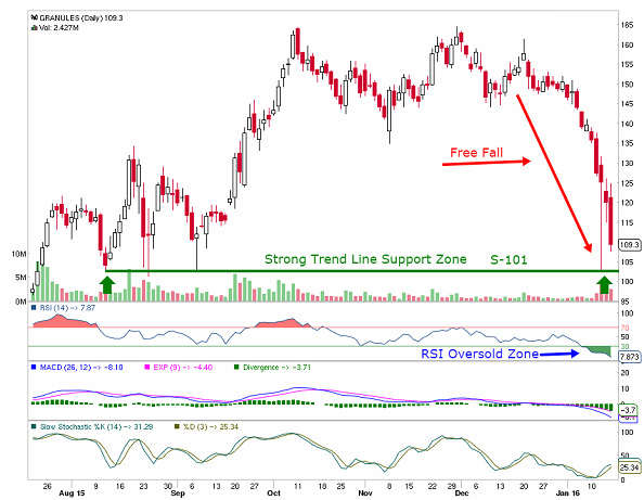 Granules India Share Price Chart