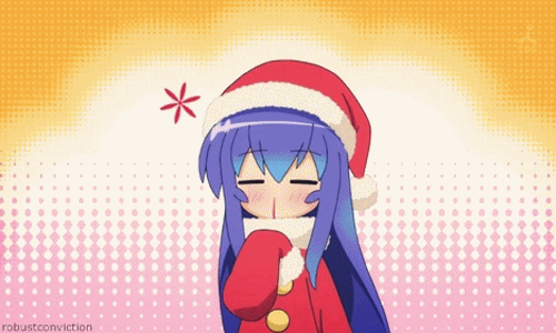 Resultado de imagem para gif de feliz natal animes