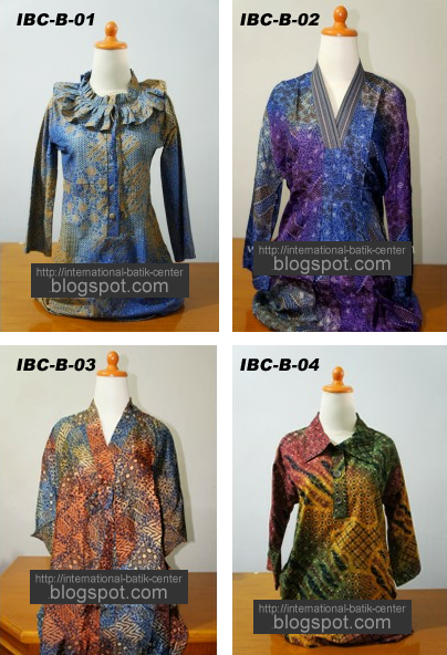 Gambar blouse batik wanita