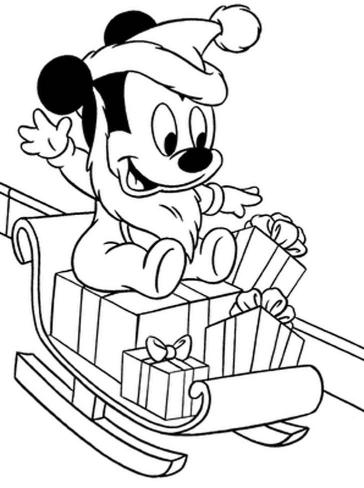 14 Disney Christmas Coloring Pages Picture >> Disney