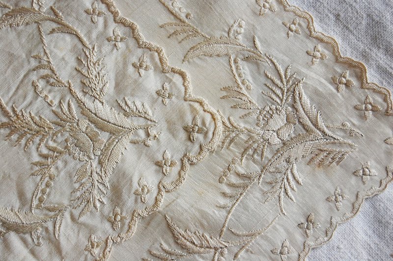  and silk embroidery handkerchief perfect for a wedding handkerchief 