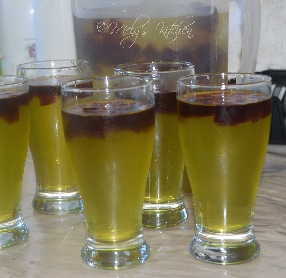 Mely's kitchen Pandan Gulaman Drink