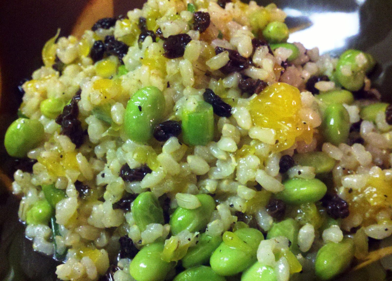 ...Nutrition & Spice Orange Edamame Grain Salad