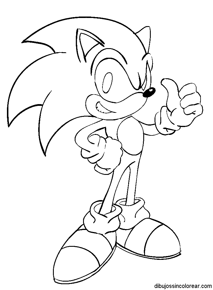 Dibujos de Sonic (Sega) para Colorear