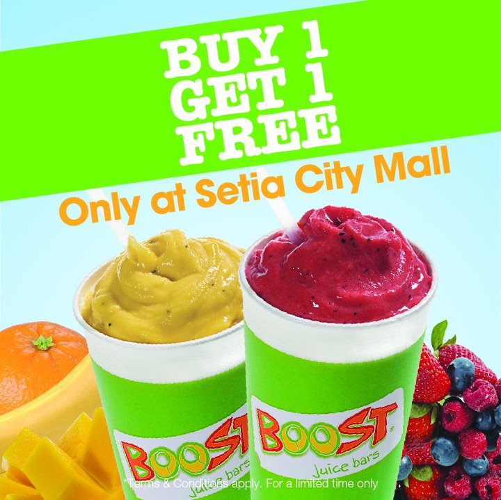 Boost Juice Bars Buy 1 Free 1 Promotion Malaysia Free Sample Giveaway