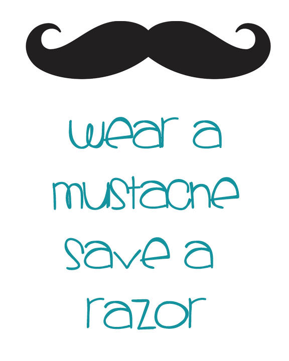 ...Busy Making Memories mustache humor