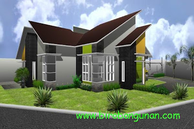 Desain Bangunan Rumah on Eby   Desain Rumah Minimalis Green Di Lahan Luas   Sm   Biro Bangunan