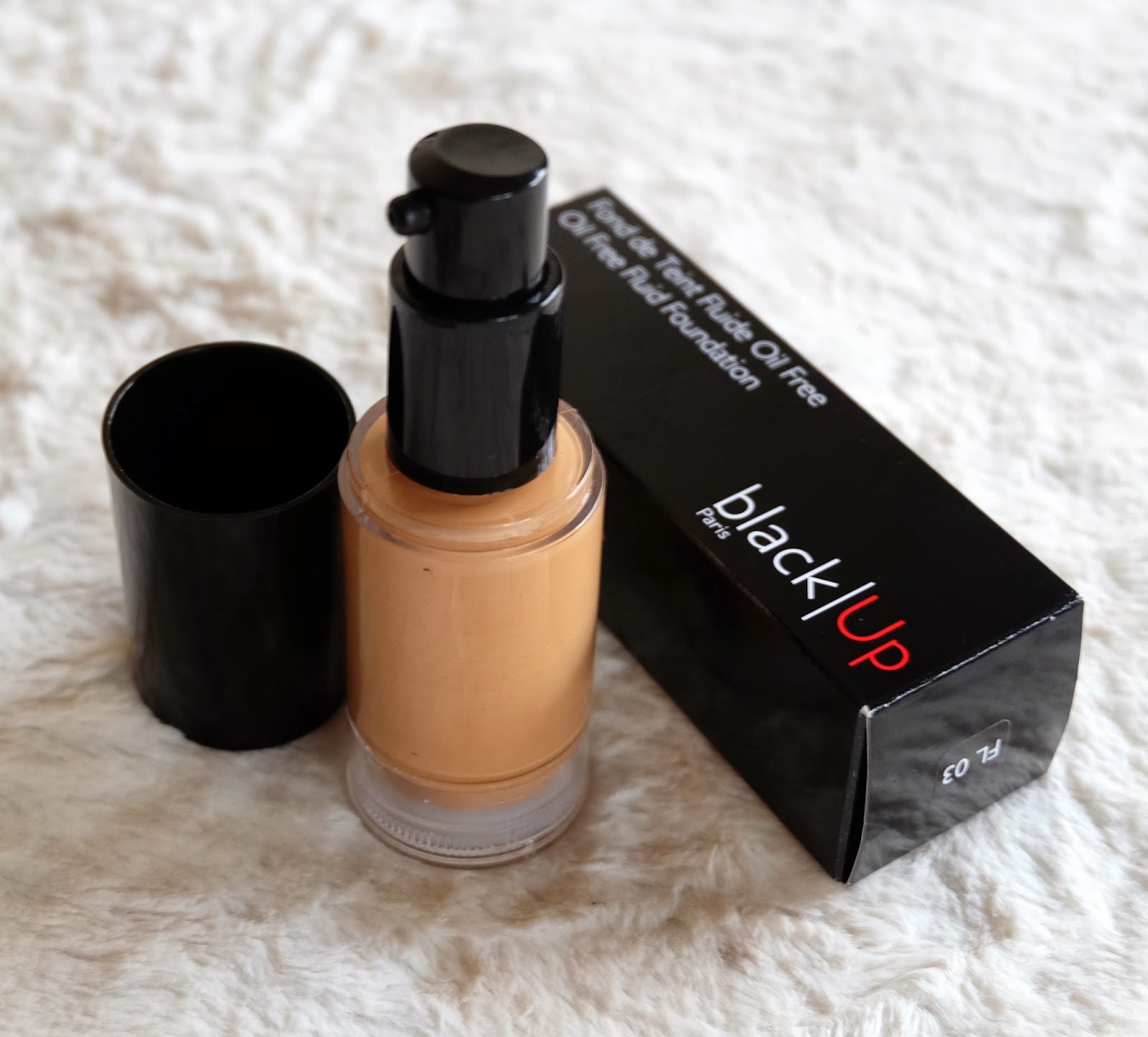DAZZLE BEAUTIE Review BlackUP Mattifying Fluid Foundation