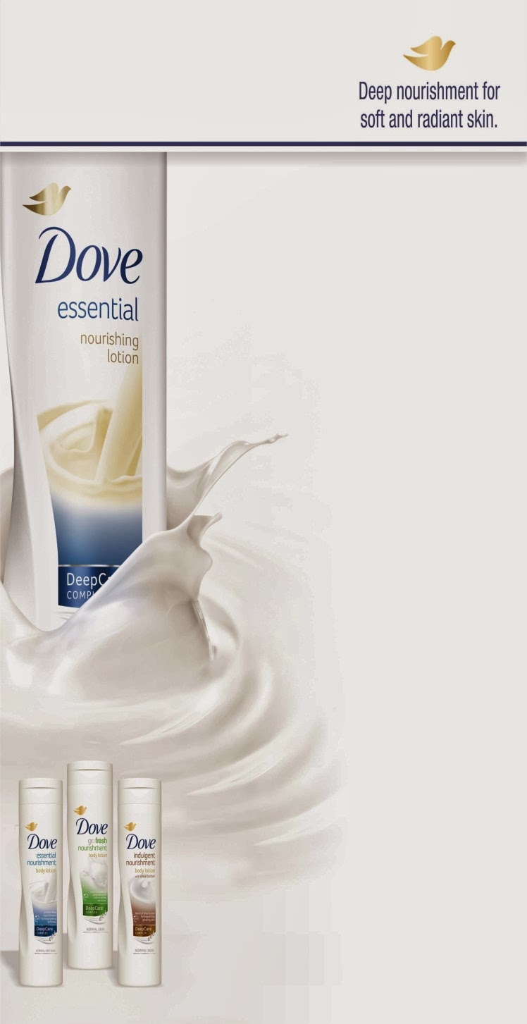 Discover real skin nourishment this winter with Dove Body Lotions for
