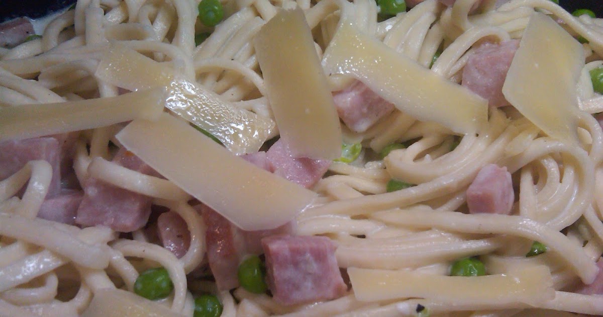 Michele's Woman Cave Ham & Parmesan Linguine