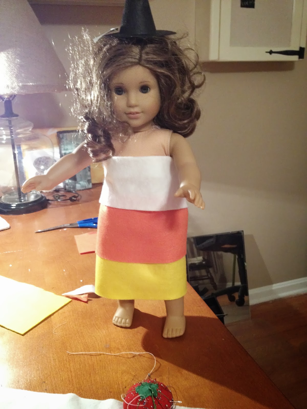 Two It Yourself DIY American Girl Halloween Outfits Witch Costume