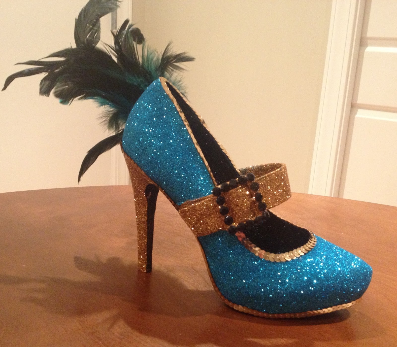 Confessions of a glitter addict Teal, Black and Gold