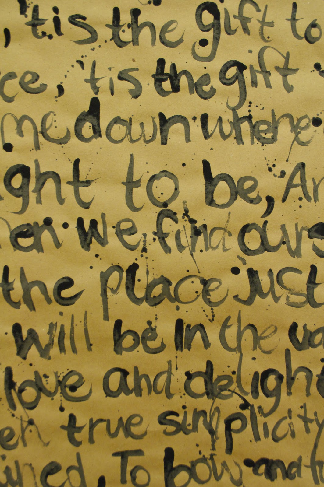 This Little Class of Mine Large Painting With Words