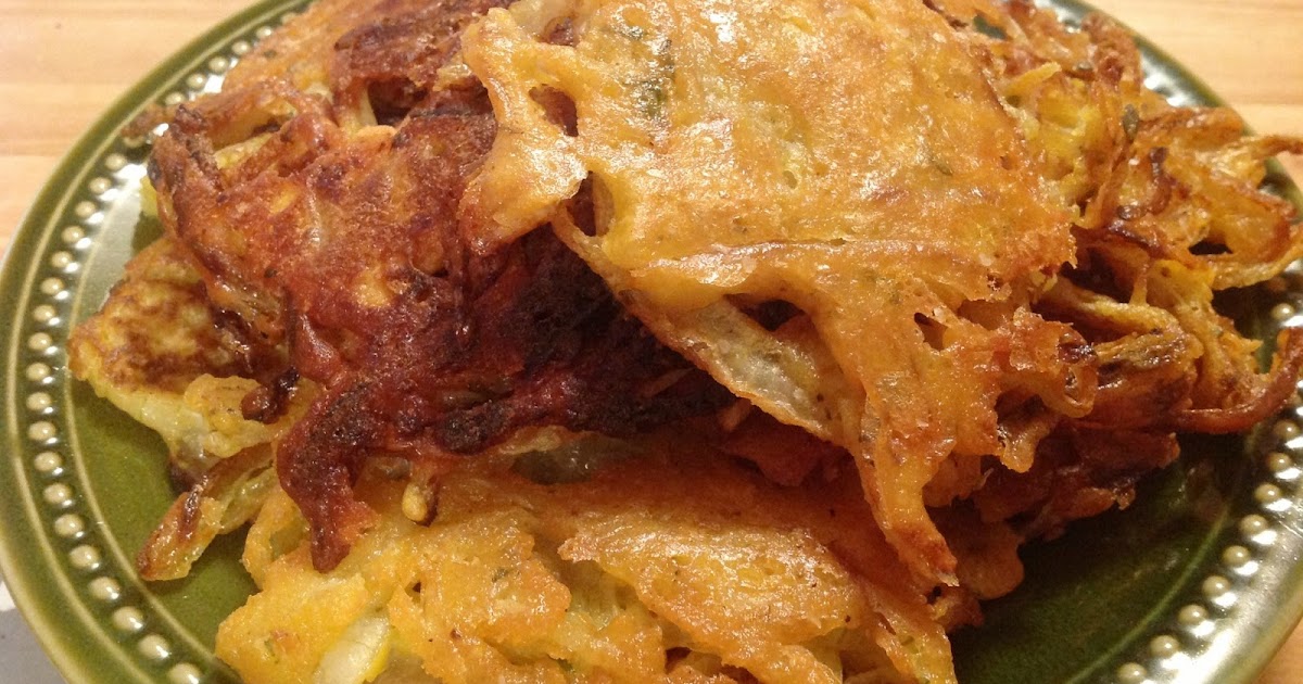 The "V" Word Fried Onion Pancakes