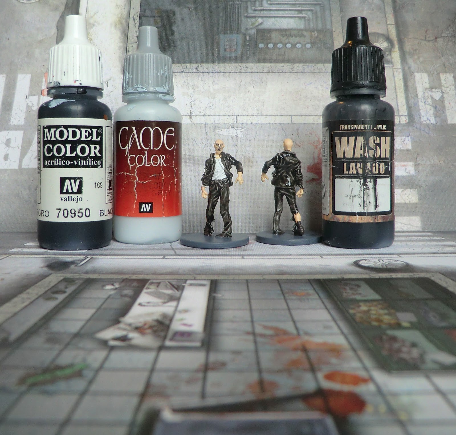 Zombicide! Painting a Zombie in twelve minutes an easy 'how to paint