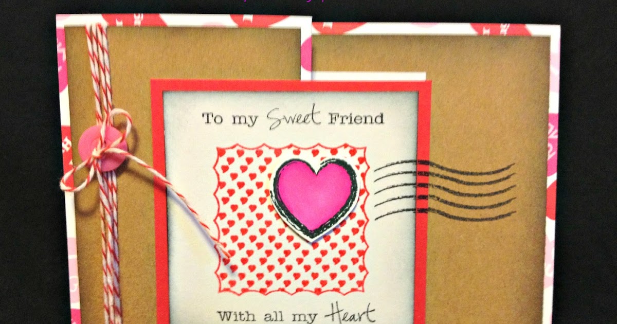 Pam's Purple Loft: Valentines Day Card