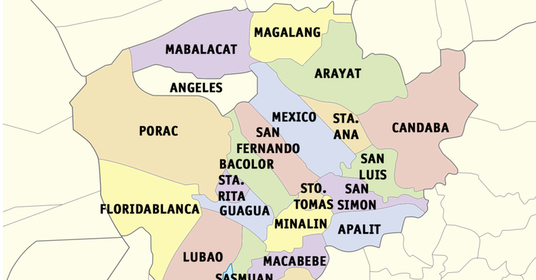 Map Of Pampanga Province Divisoria | Mekeni Cabalen!: #Pampanga