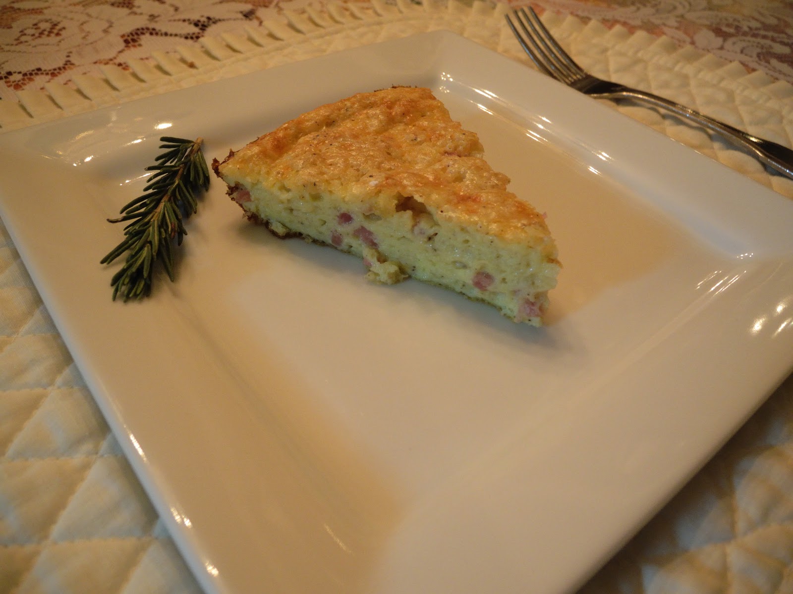 From My Southwest Kitchen Impossible HamandCheese Pie