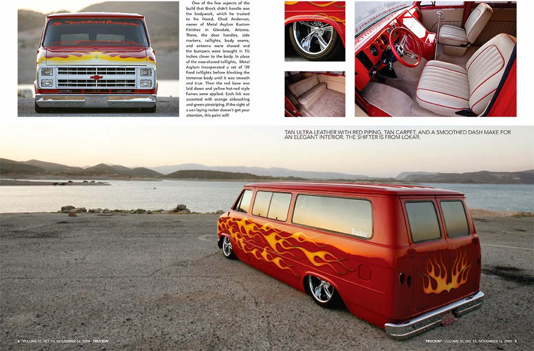 Brock Chobar 1987 Custom Chevy Van Truckin Magazine
