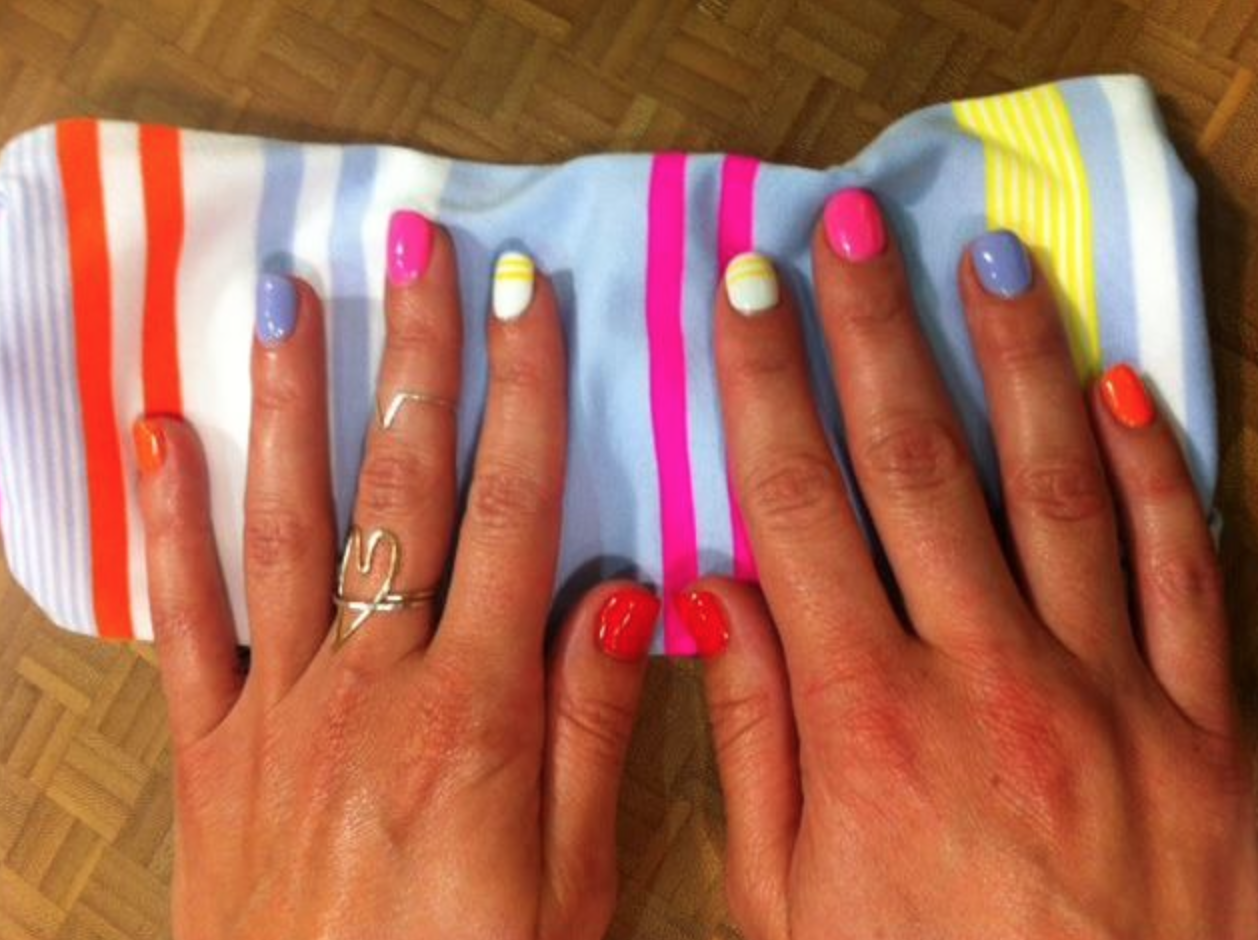 Matching Your Nail Polish To Your Lululemon The Sweat Edit